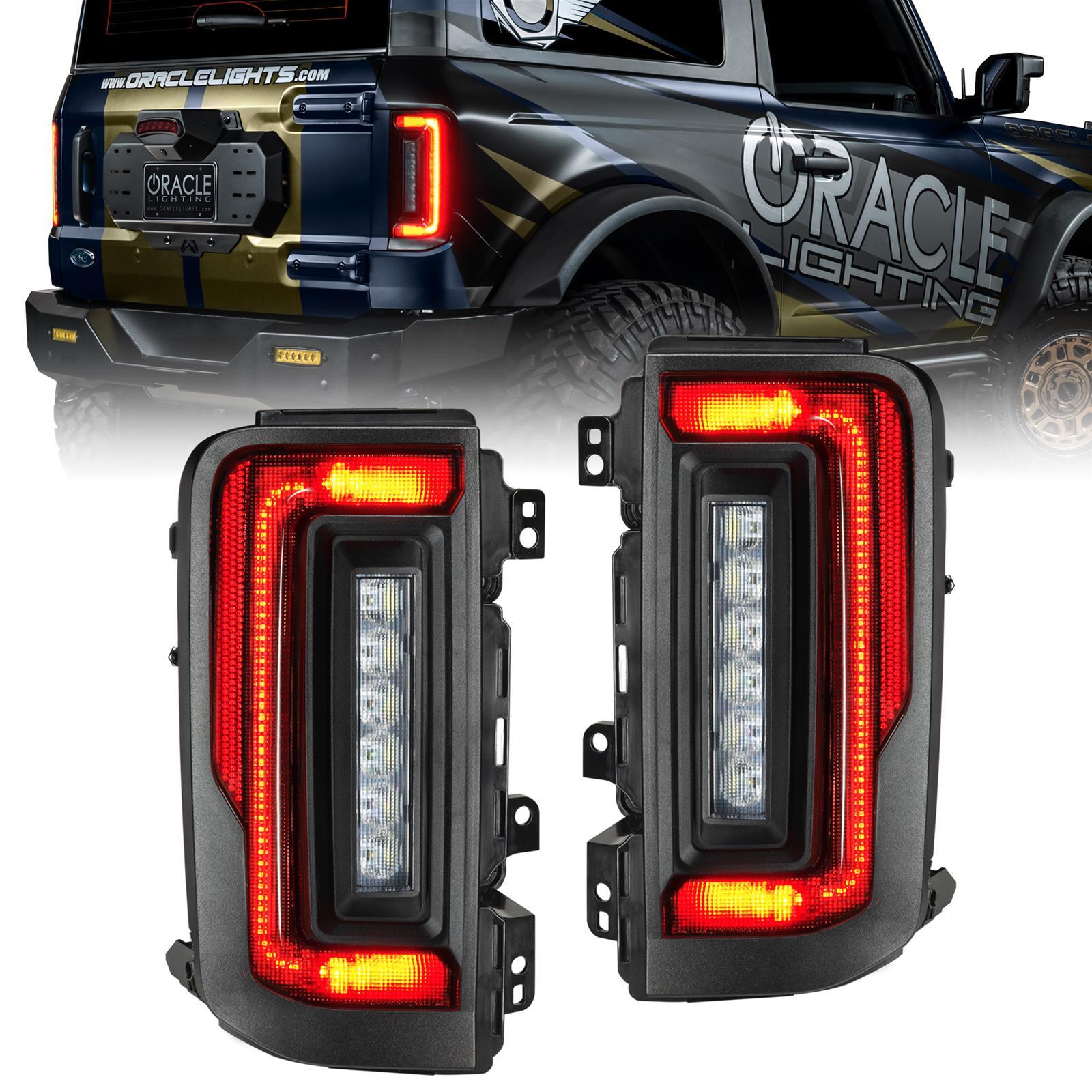 Oracle Lighting 5892-504 Flush Mount LED Tail Lights For 2021-2024 Ford Bronco