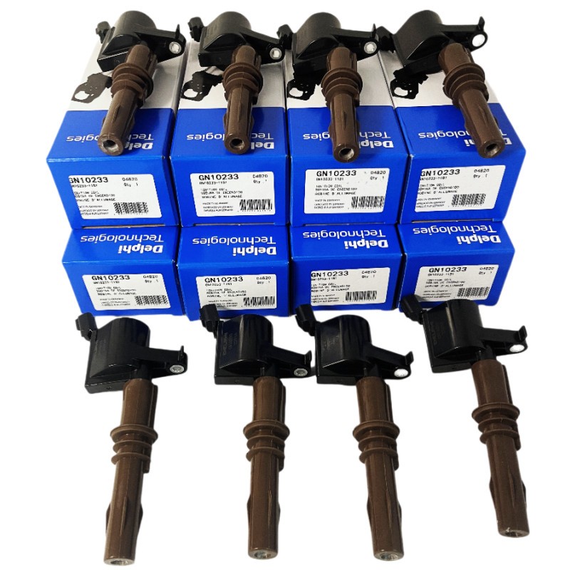 8PCS DELPHI DG521 GN10233 8L3E12A366AA Ignition Coils For Ford F150 Expedition