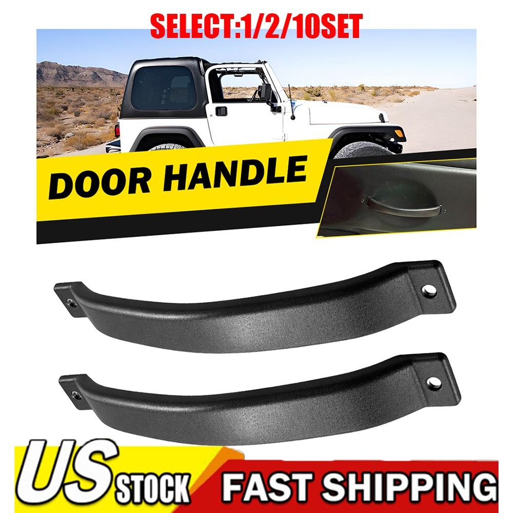 2x Interior Door Handle Driver Passenger Side Inside Fits Jeep Wrangler US 1~10X