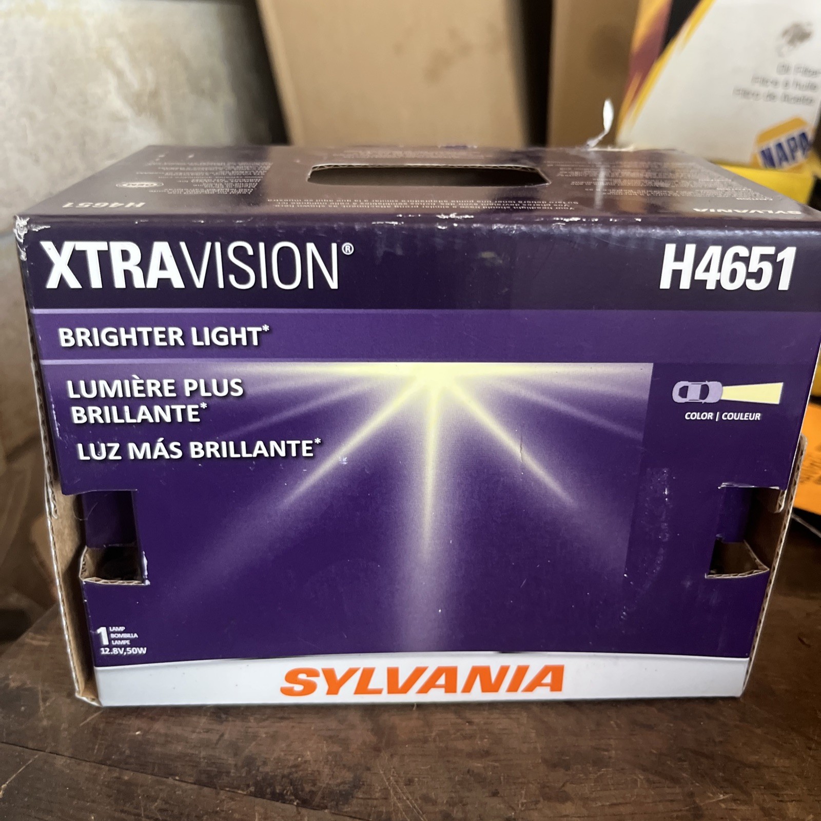 NOS Sylvania XTRAVISION H4651 Replacement Headlight NOS Sylvania XTRAVISION H4651 Replacement Headlight