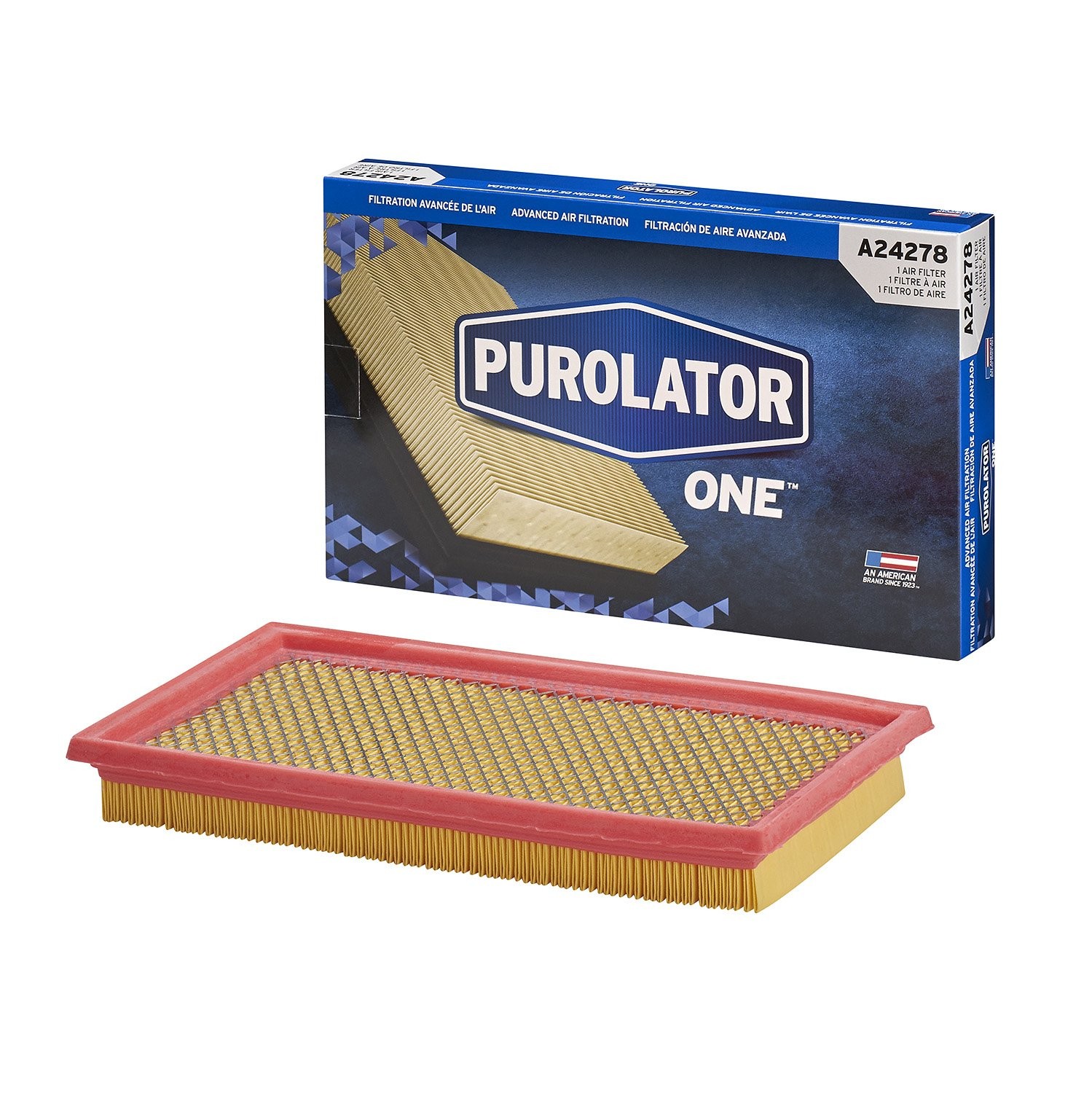 Purolator A24278 PurolatorONE Advanced Engine Air Filter single filter
