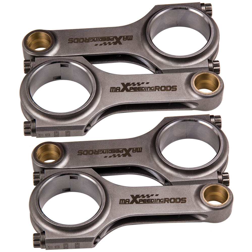 Forged 4340 H-Beam Connecting Rods For Acura / Honda B18A B18B B20B B18A1 5.394