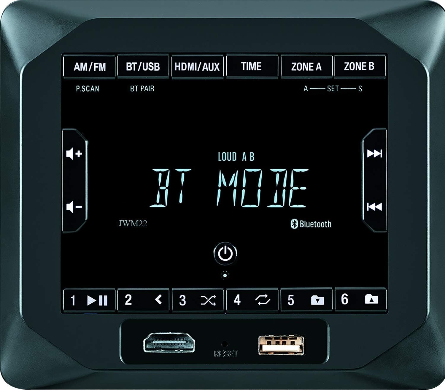 ASA JENSEN JWM22 AM/FM/Bluetooth/USB/HDMI/AUX CUBE WALL MOUNT STEREO *S67 ASA JENSEN JWM22 AM/FM/Bluetooth/USB/HDMI/AUX CUBE WALL MOUNT STEREO *S67