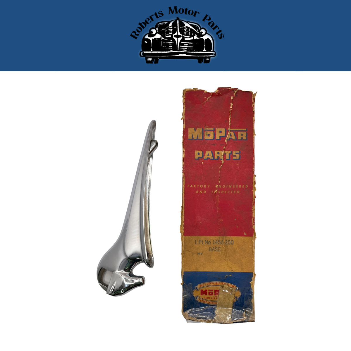 New Old Stock Ornament Base for 1953-1954 Dodge Ram Models Mopar #1456250 New Old Stock Ornament Base for 1953-1954 Dodge Ram Models Mopar #1456250
