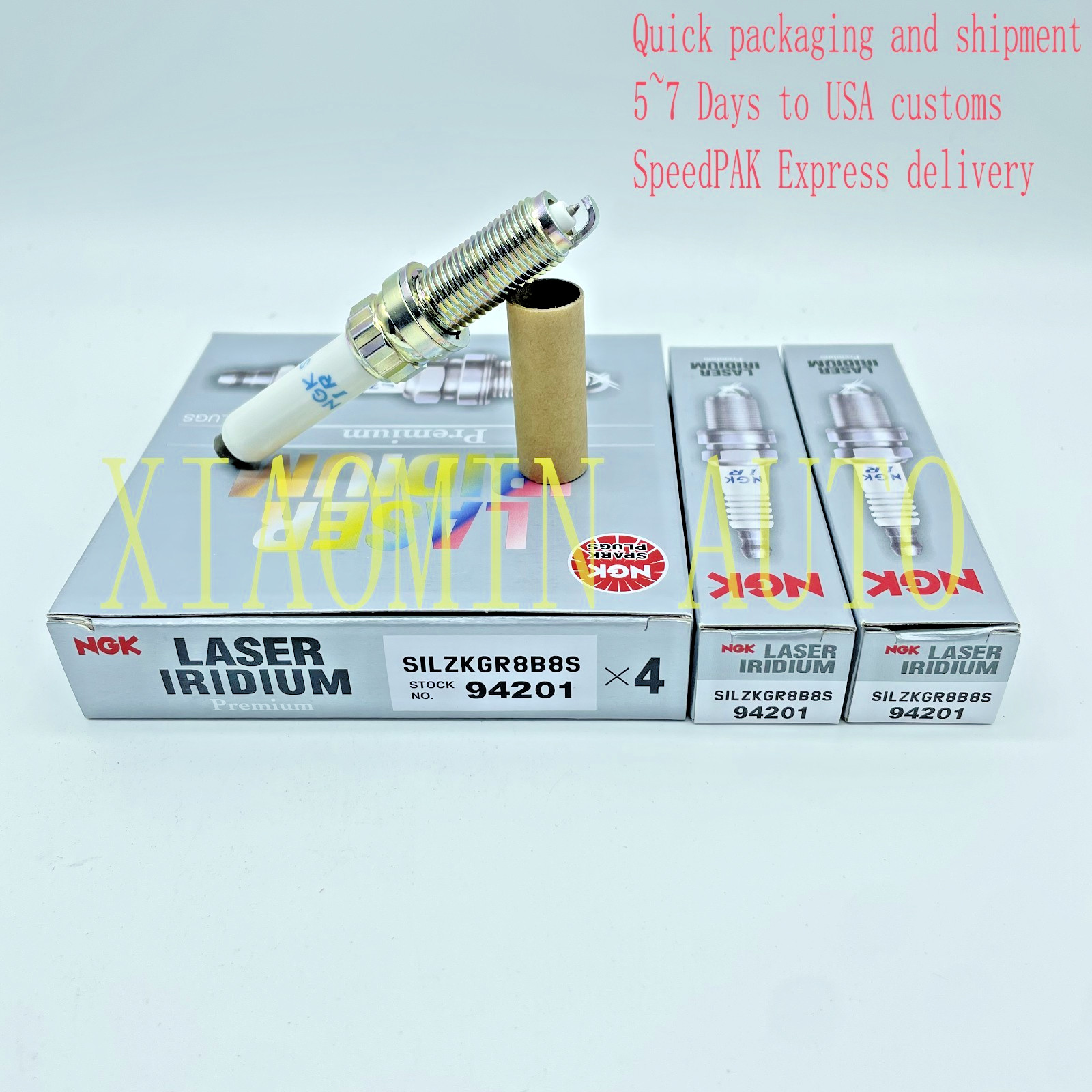 Set of 6 Genuine NGK 94201 SILZKGR8B8S Laser Iridium Spark Plugs Set of 6 Genuine NGK 94201 SILZKGR8B8S Laser Iridium Spark Plugs