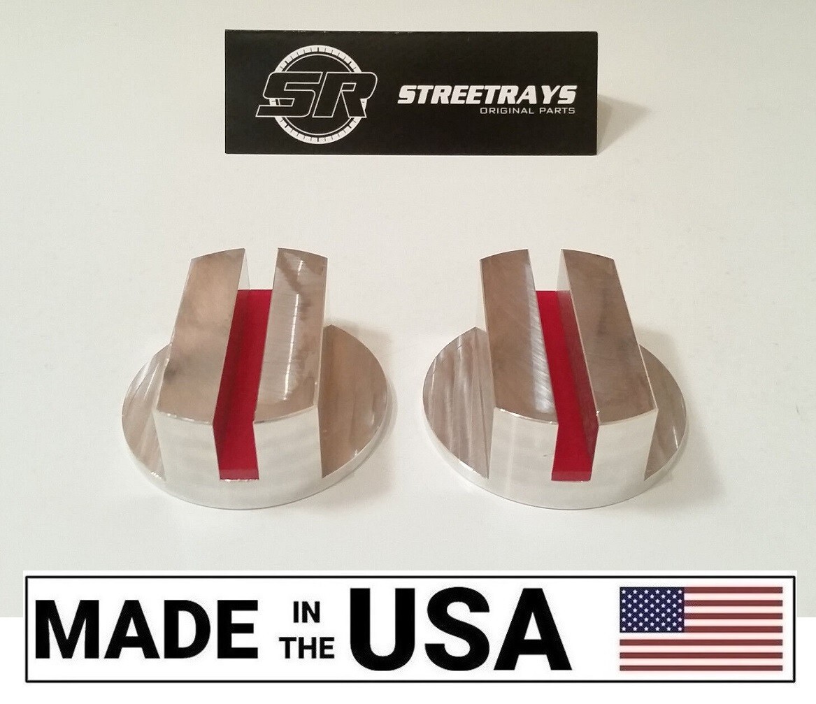 StreetRays Slotted Universal Urethane Jack Pad Pinch Weld Frame Rail Adapter (2)