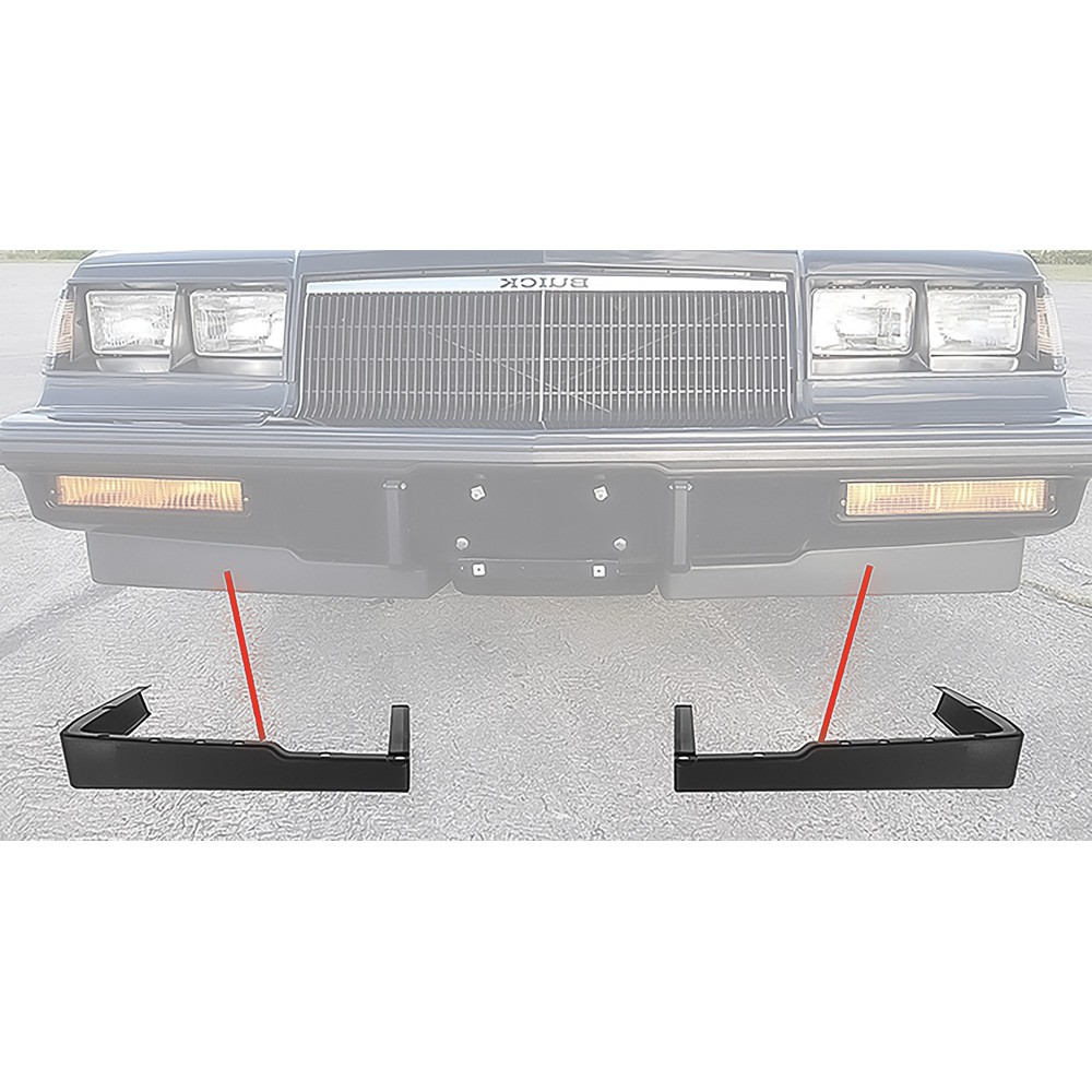1986-87 Grand National Type T Turbo; Air Dam Deflectors; RH & LH; Pair