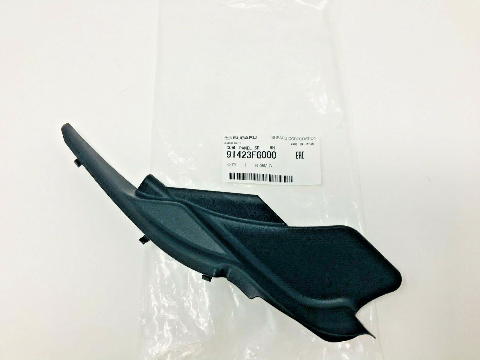 2008-2014 Subaru Impreza WRX STI Right Passenger Cowl Side Panel 91423FG000