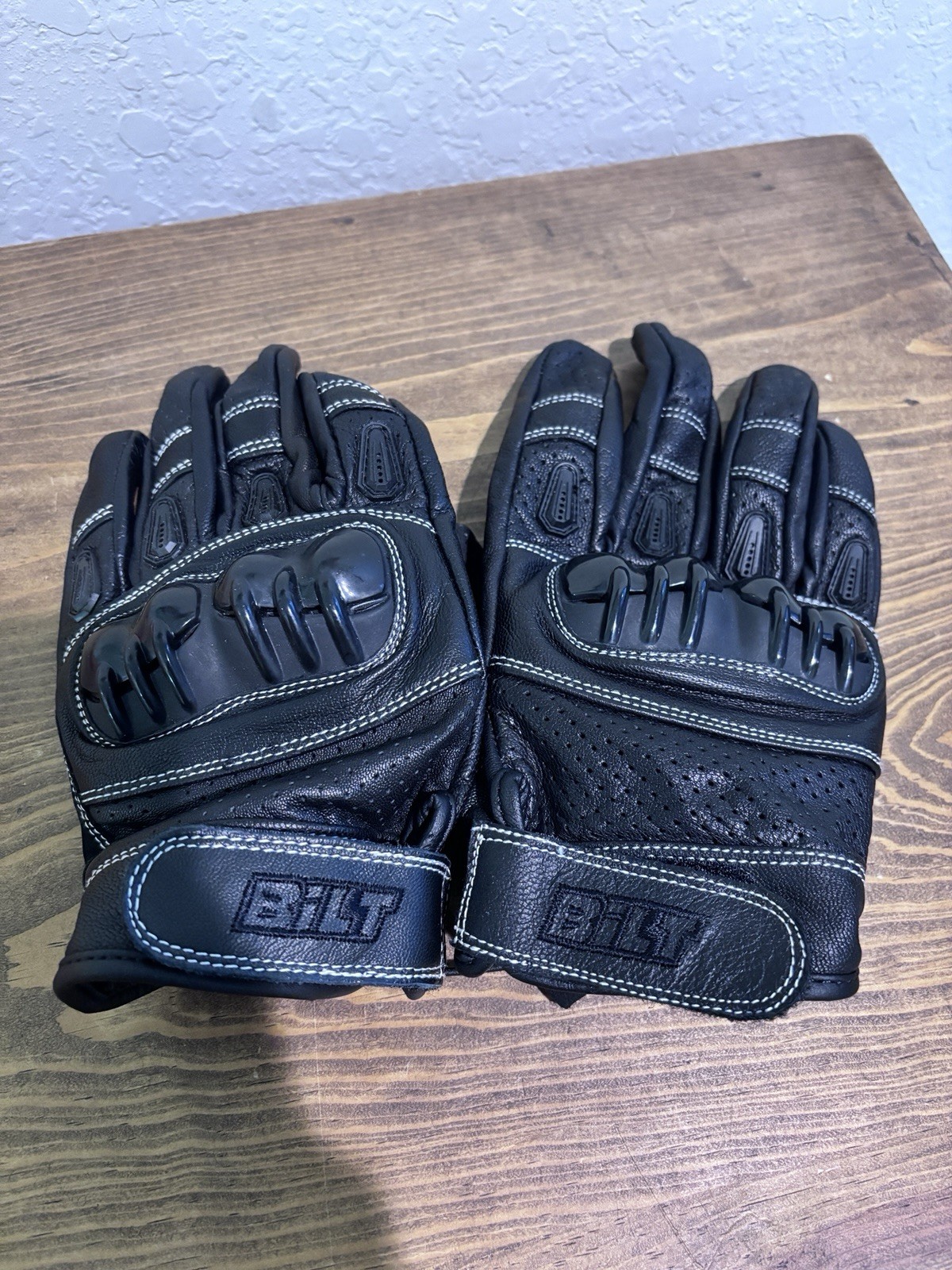 BILT Motorcycle Riding Gloves Leather Black Size 2XL NWOT