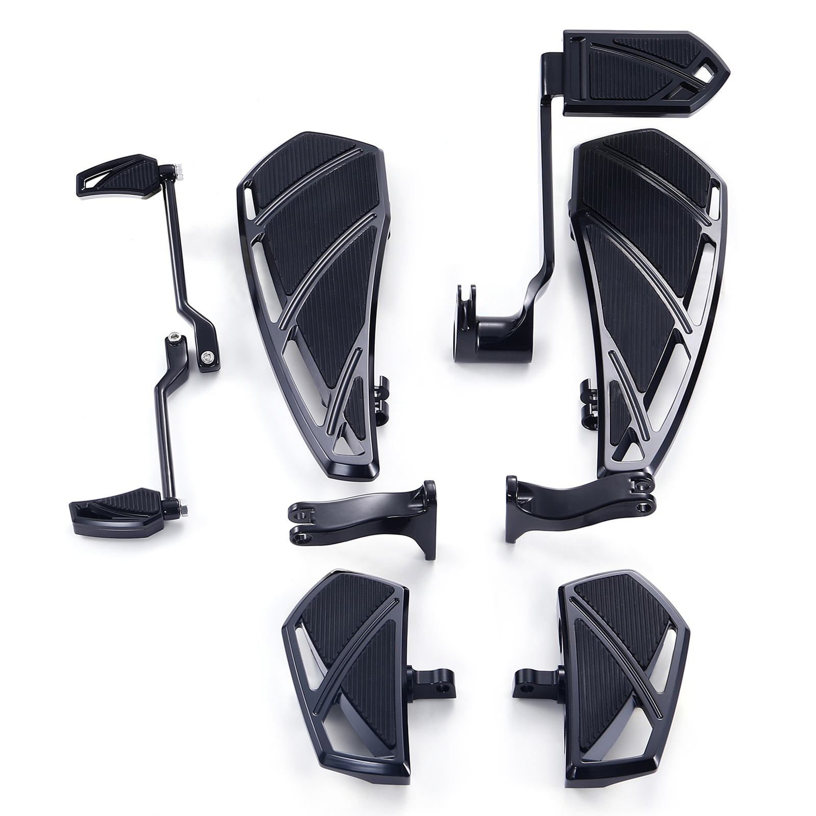 Aluminum Phantom Floorboards Footboards For Harley FLHX FLTRX 2014-2025 
