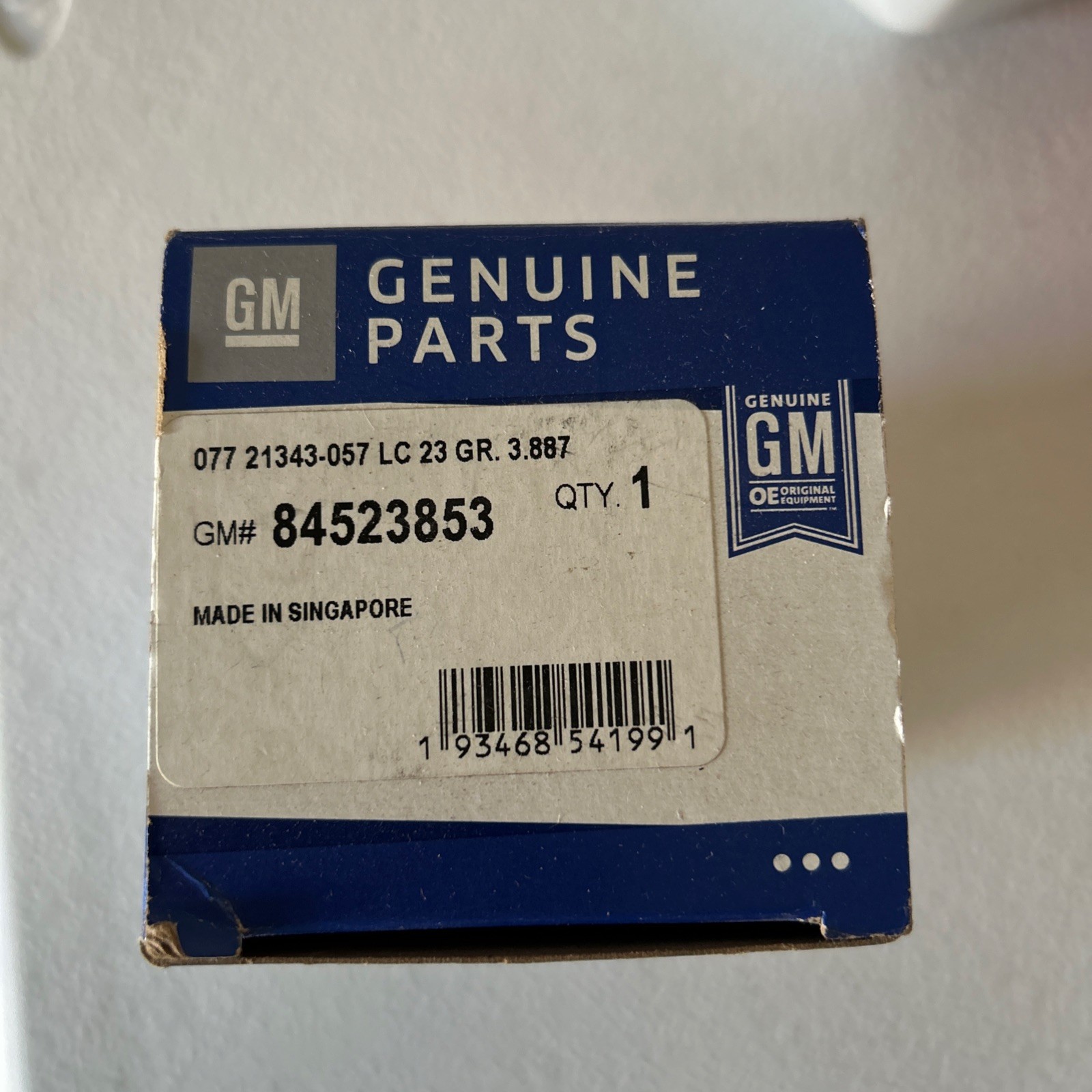 Genuine GM Cruise Control Distance Sensor 84523853 Genuine GM Cruise Control Distance Sensor 84523853