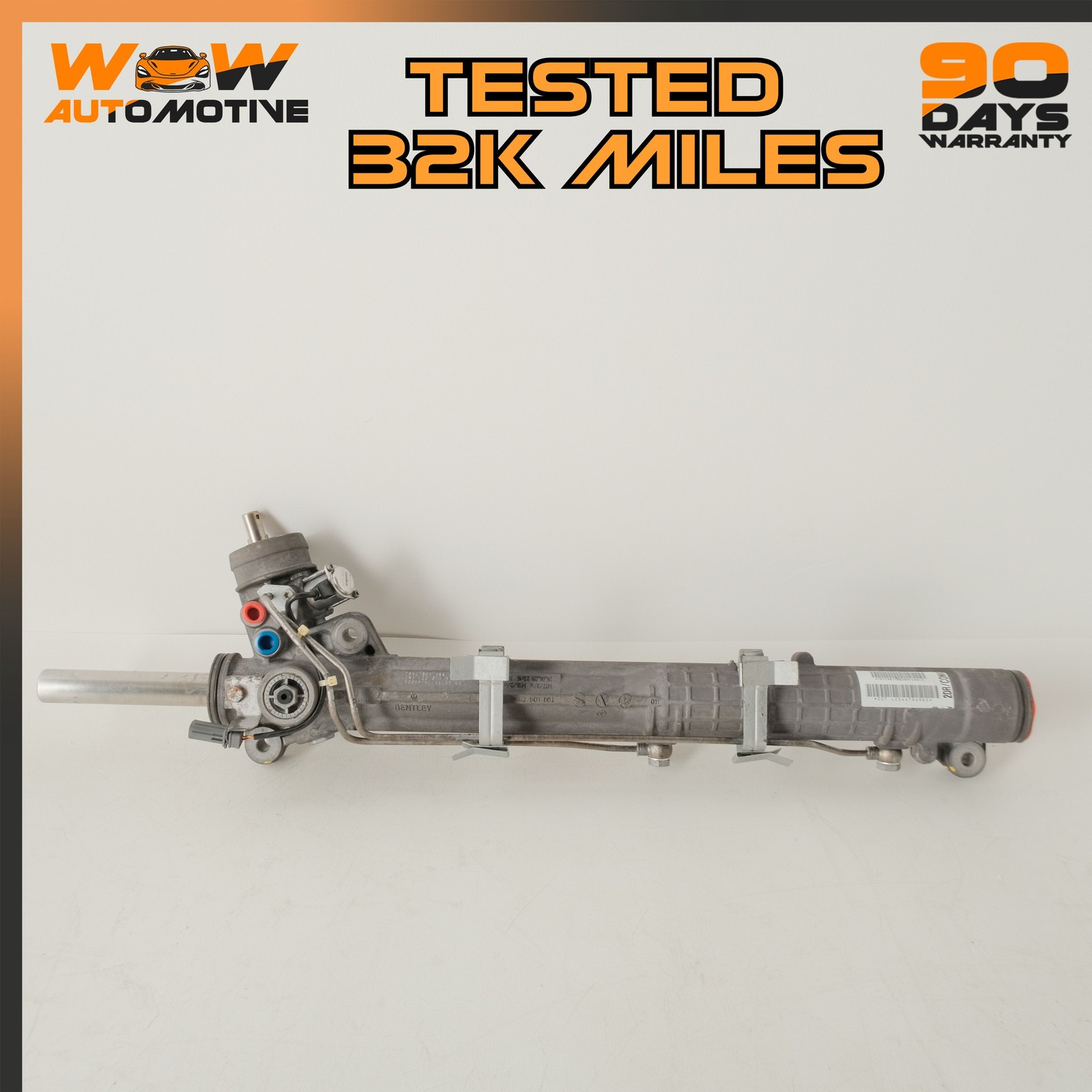 04-13 BENTLEY CONTINENTAL SUPERSPORTS GT POWER STEERING RACK 3W1422071D OEM