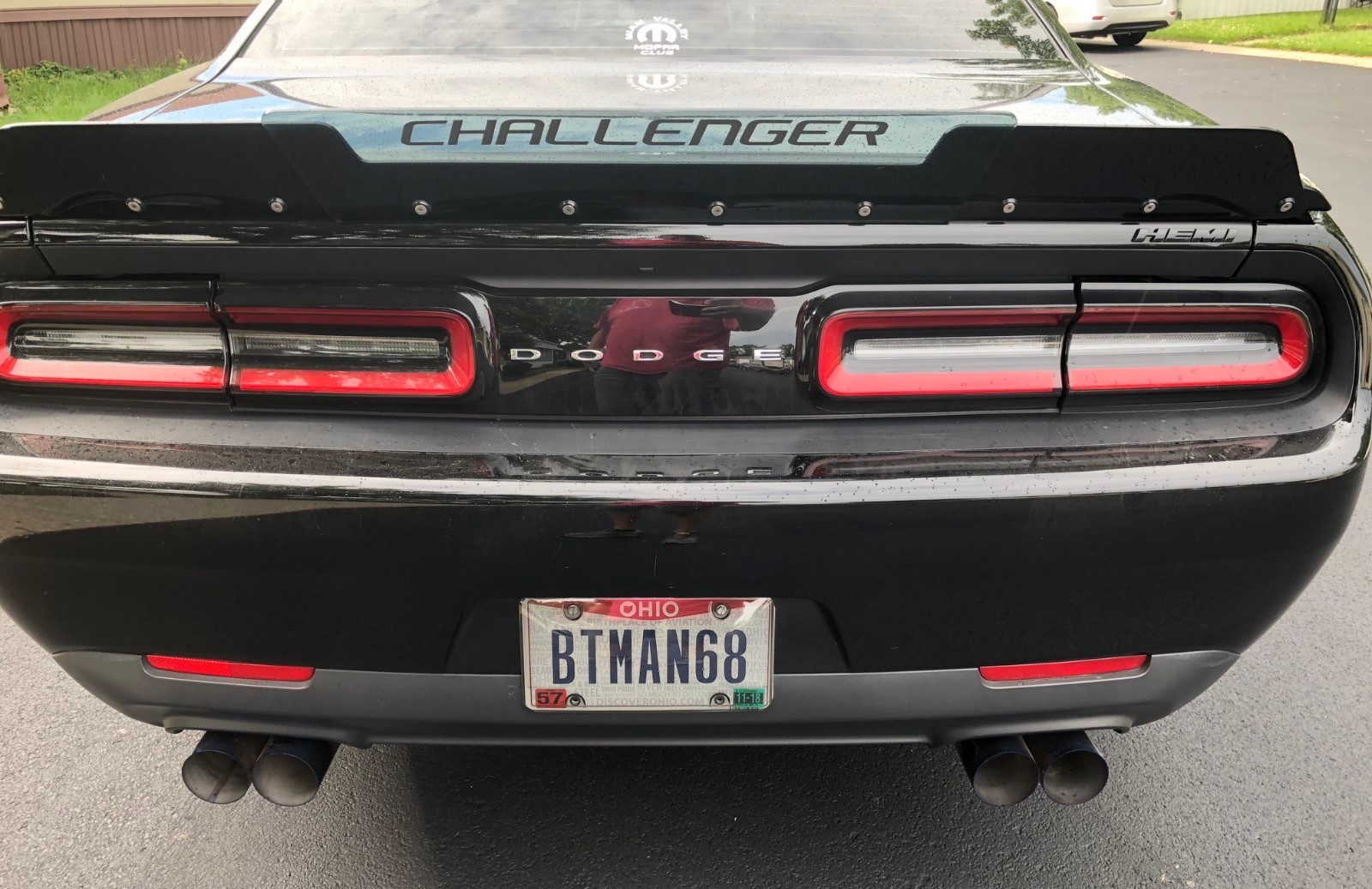 fits 2008-14  2 Piece SRT RT Dodge Challenger Wicker Bill Wickerbill Spoiler
