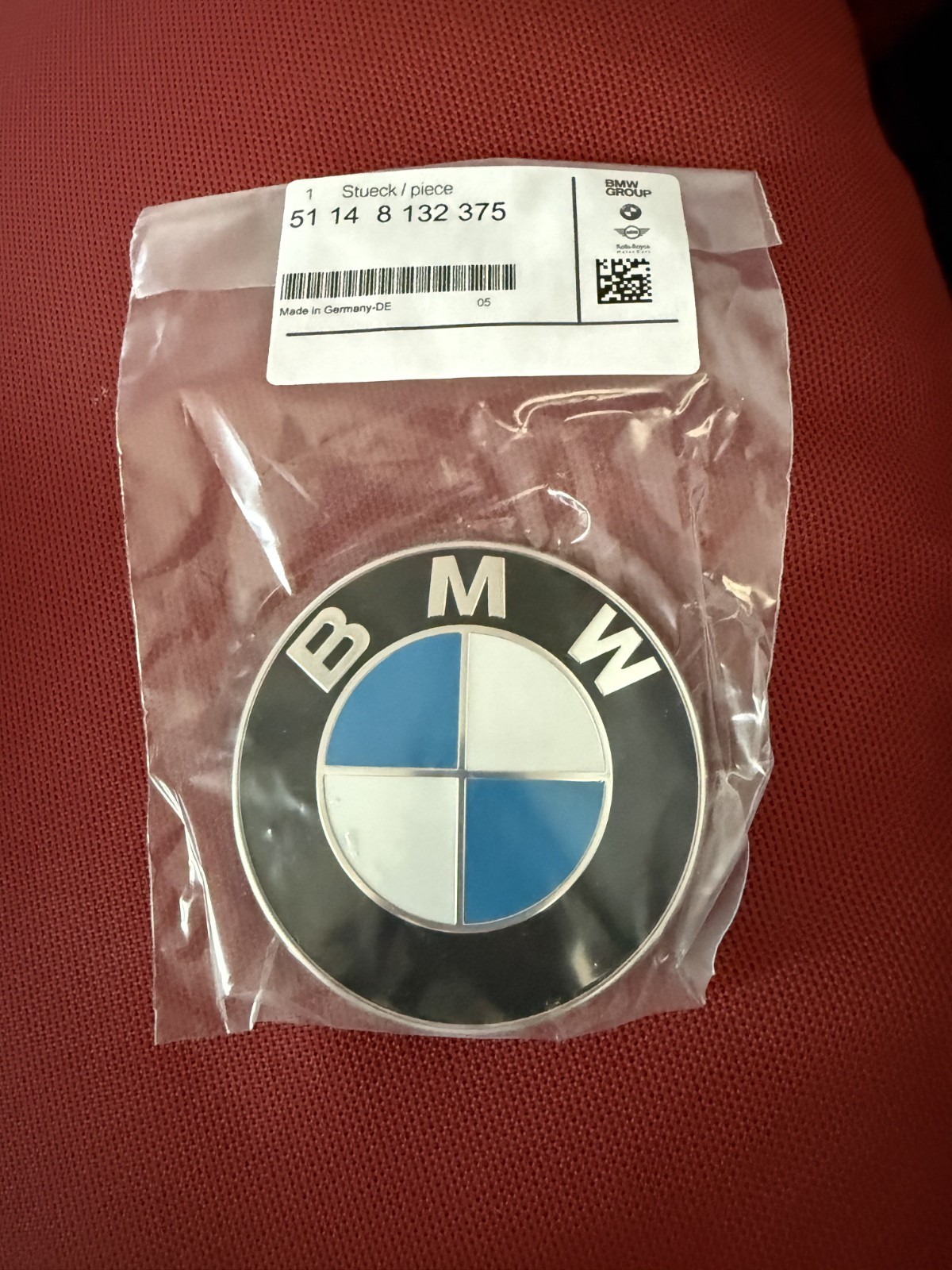 Emblem BMW OEM ACCESSORIES 51-14-8-132-375