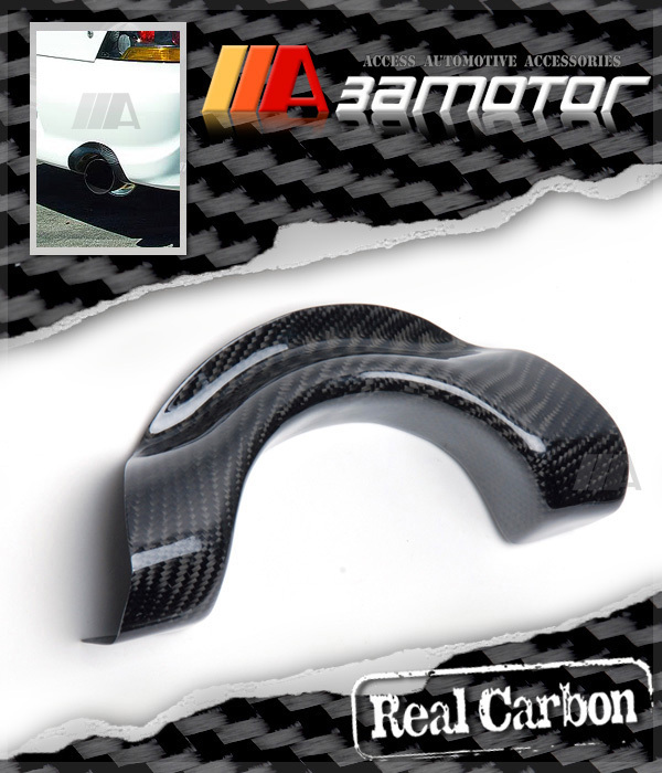 Dry Carbon Fiber Rear Bumper Exhaust Heat Shield fits MITSUBISHI USDM EVO 8 9