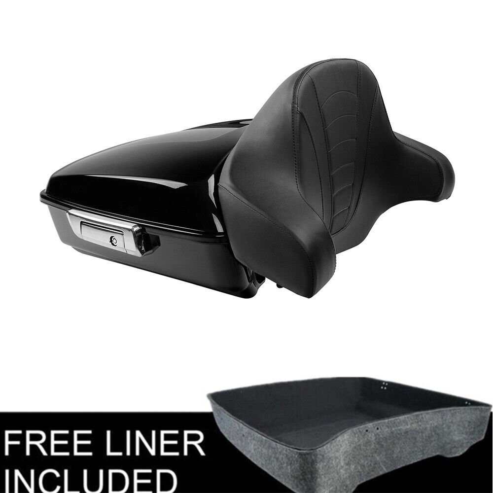 Chopped Pack Trunk Backrest Fit For Harley Touring Road Glide Special 2015-2022