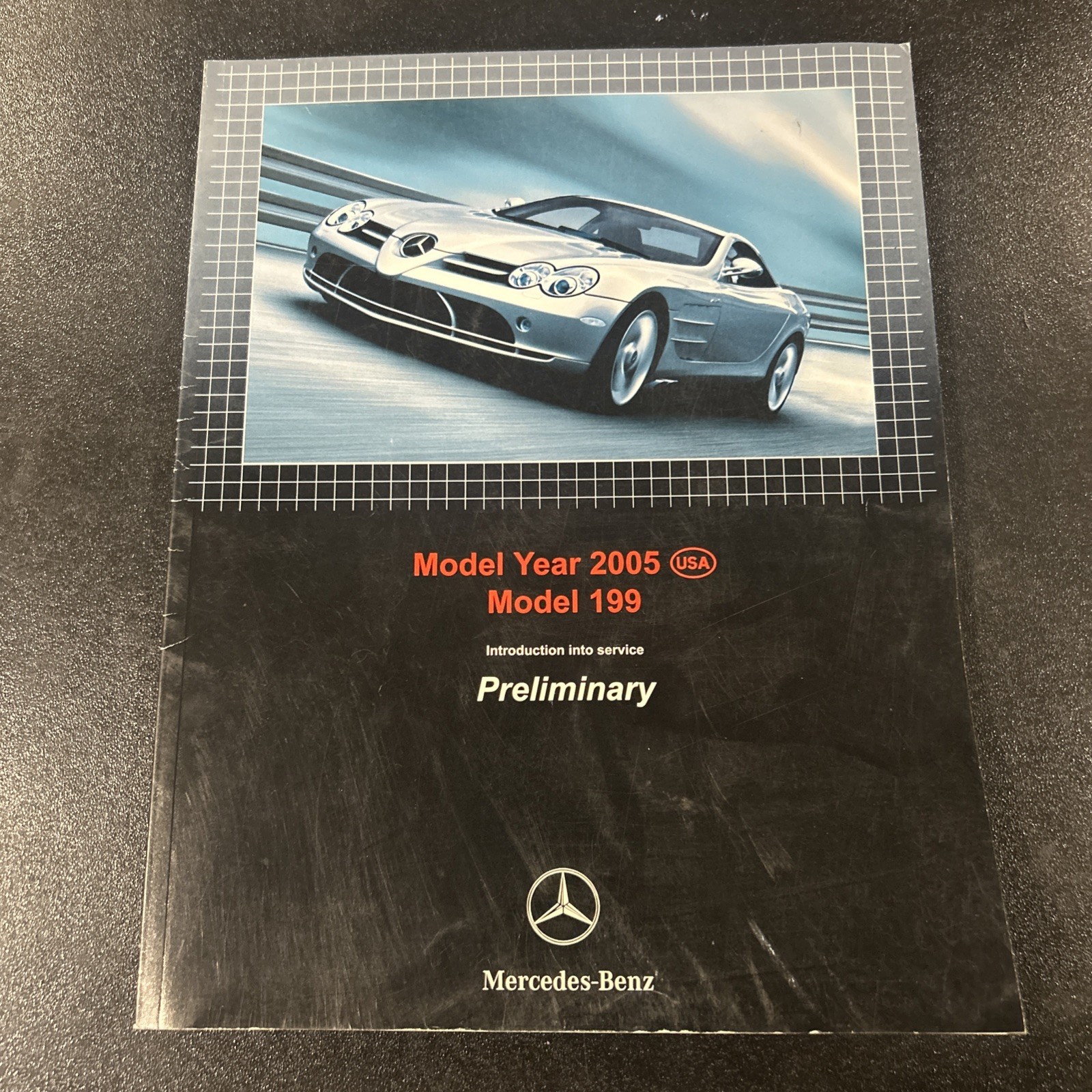 2005 Mercedes-Benz SLR McLaren Model 199 Intro Service Shop Manual Preliminary
