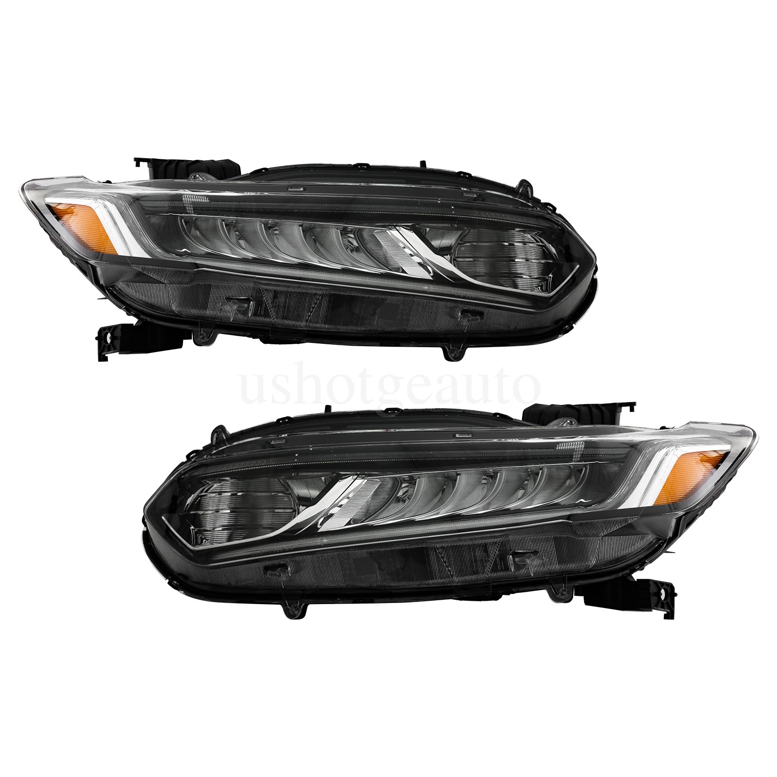 For 2018-2020 Honda Accord W/LED DRL Signal Headlight Assembly Pair RH&LH