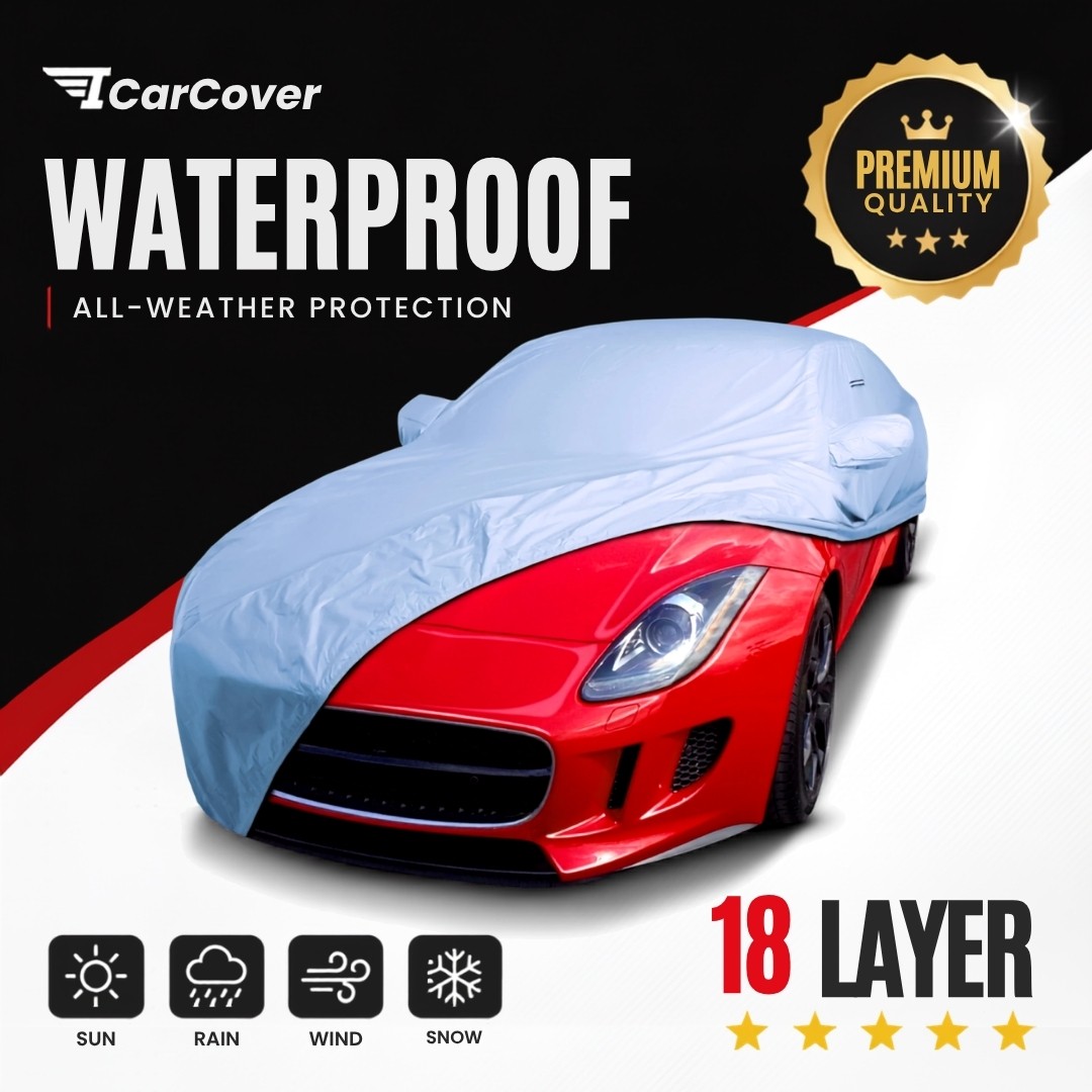 Jaguar F-Type 2014-2024 Custom Fit Waterproof Car Cover 18 Layer All Weather