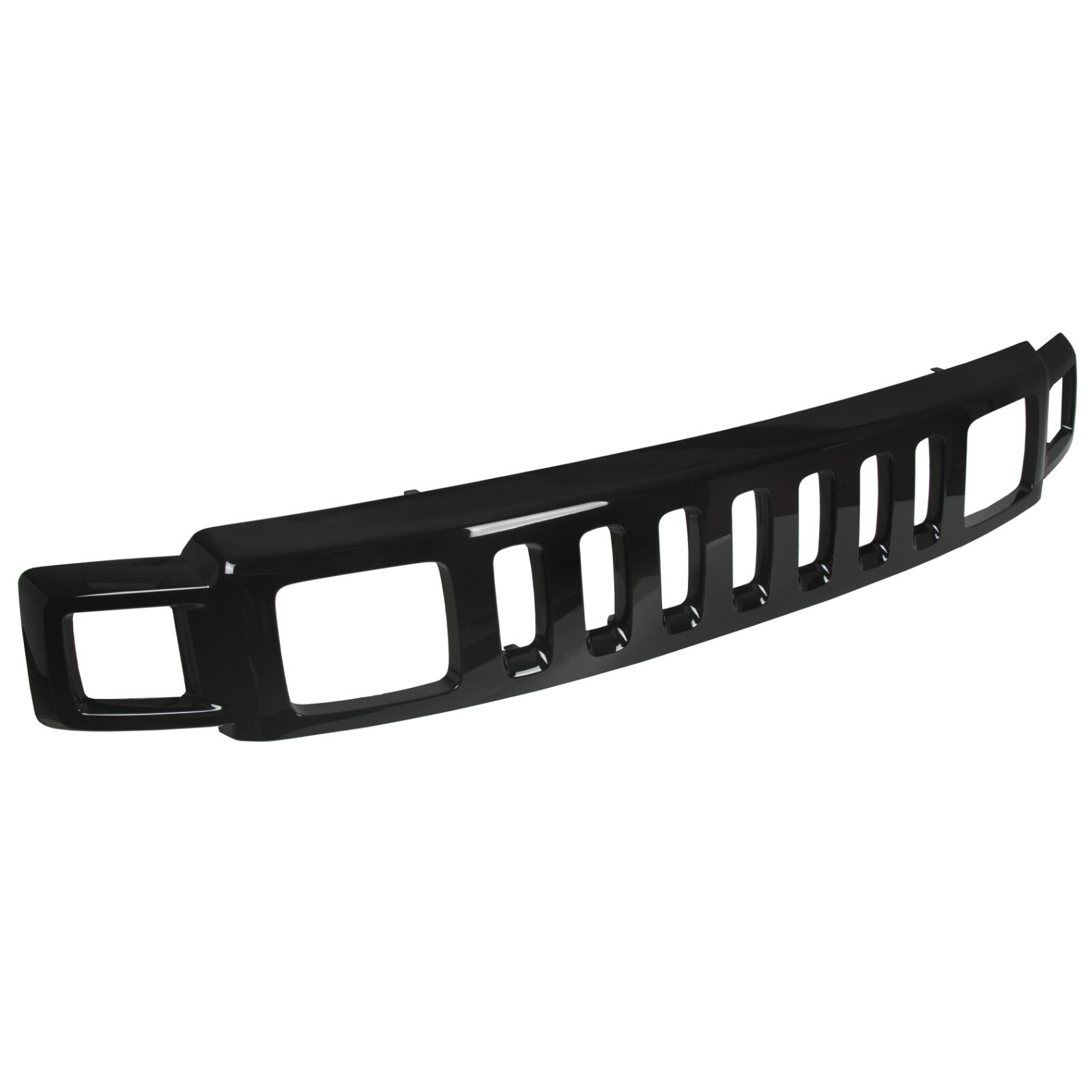 For Hummer H3 H3T 2006-10 Glossy Black Front Upper Grille Assembly Factory Style