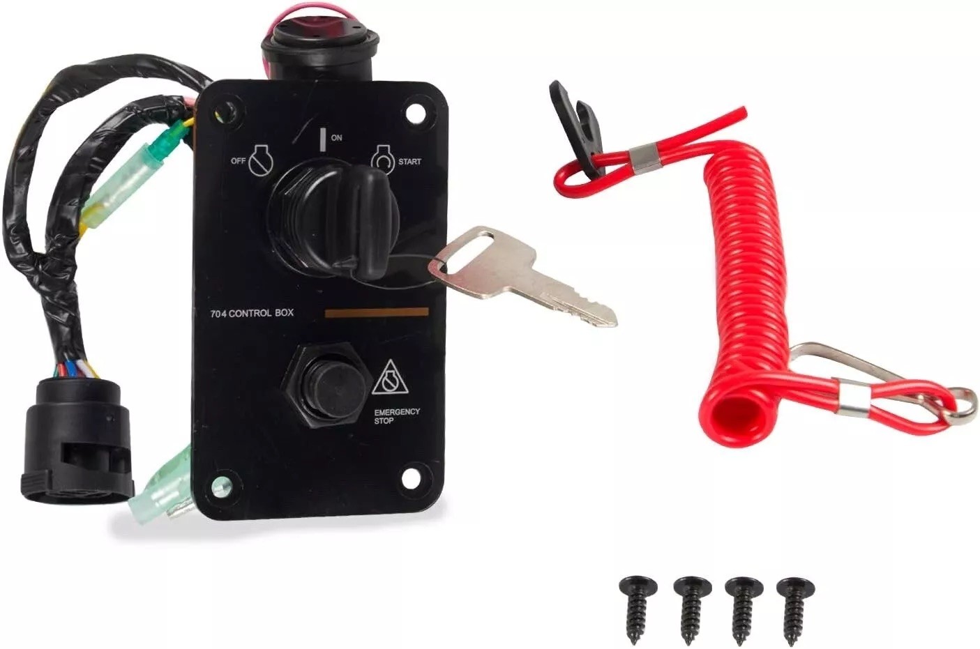 704-82570-12-00 Ignition Key Switch Panel for Yamaha Outboard 704-82570-12-00 Ignition Key Switch Panel for Yamaha Outboard