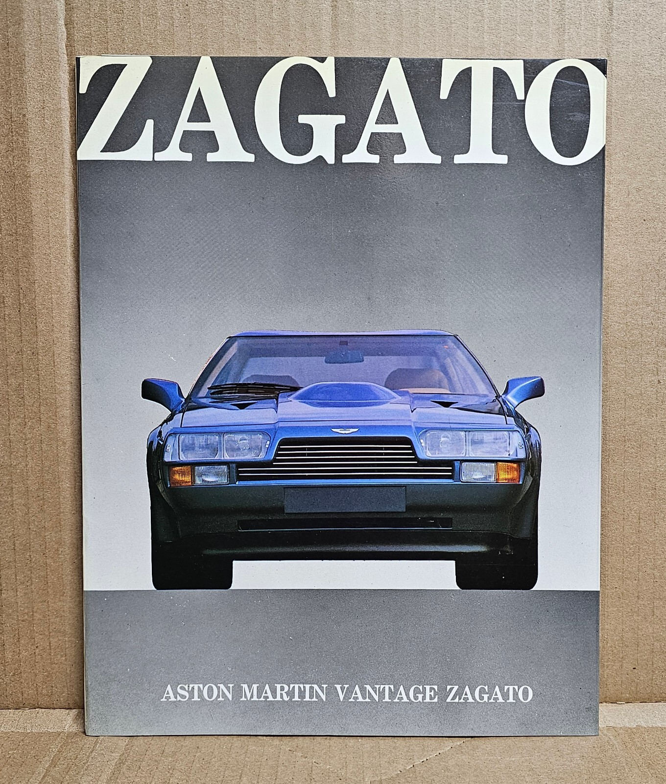 Aston Martin Vantage Zagato - Italian & English - Sales Brochure - PB 1986