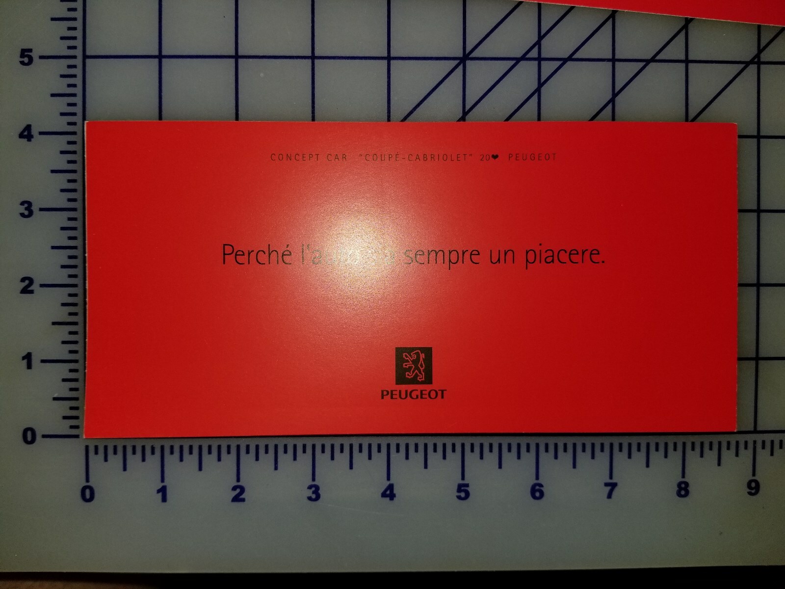 Peugeot Concept Car Brochure Folder