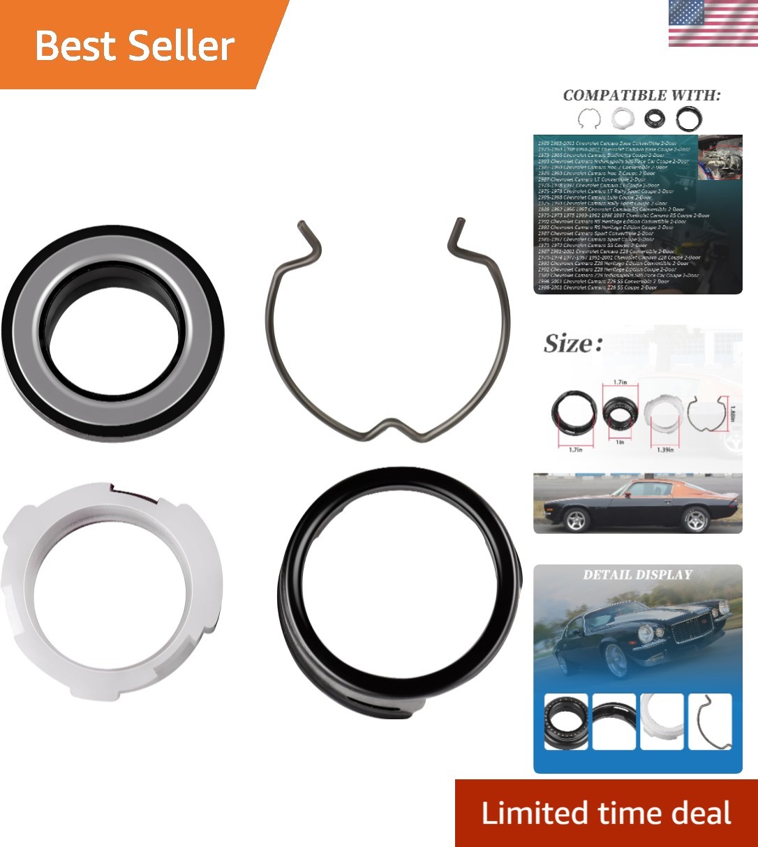 Xtreme Yield Steering Column Bearing Set for 1970 Pontiac Models - Trustworthy