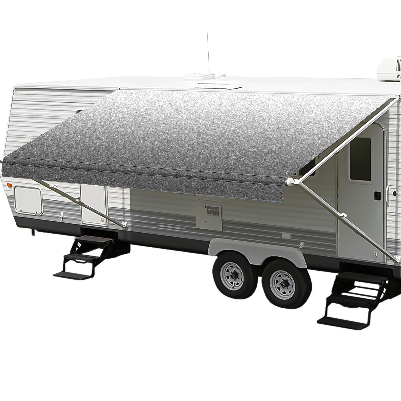 12-20\' RV Awning Fabric Vinyl Replacement Heavy Duty for Camper Trailer 8\' Width