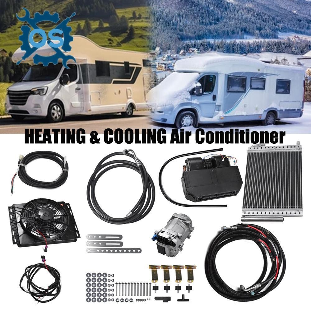 Cool/Heat DC 12V Underdash Electric Air Conditioner Universal Auto Car A/C Kit.