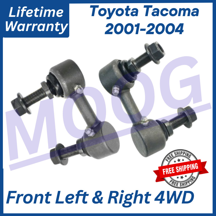 MOOG OEM Greasable Front Sway Bars For 2001-2004 Toyota Tacoma 4WD Lifetime War.