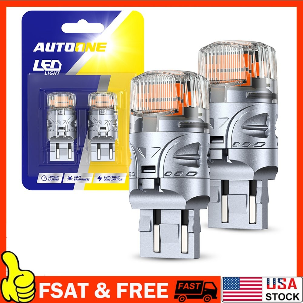 7443 7440 Amber LED Front Turn Signal Light Bulbs No Hyper Flash CANBUS 1-10Set