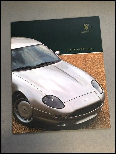 1995 1996 Aston Martin DB7 Coupe 10-page Vintage Car Sales Brochure Catalog 1995 1996 Aston Martin DB7 Coupe 10-page Vintage Car Sales Brochure Catalog