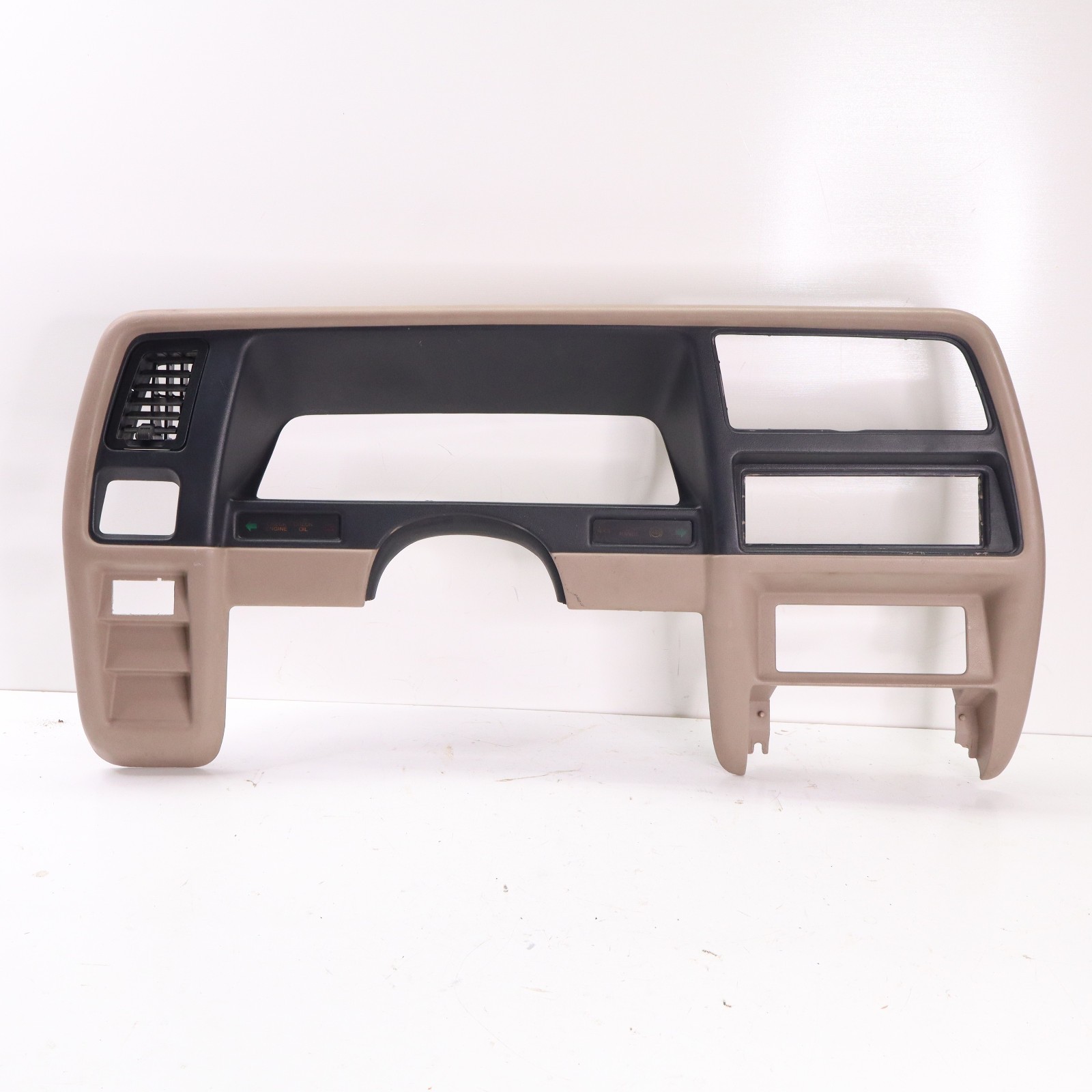 1989-1994 Ford Ranger Dash Instrument Gauge Cluster Speedometer Bezel Trim Beige