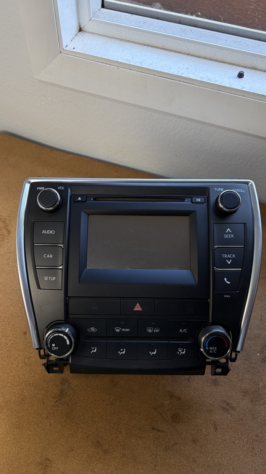 2015-2017 Toyota Camry Radio Touchscreen 86140-06660 + Climate Control Panel OEM