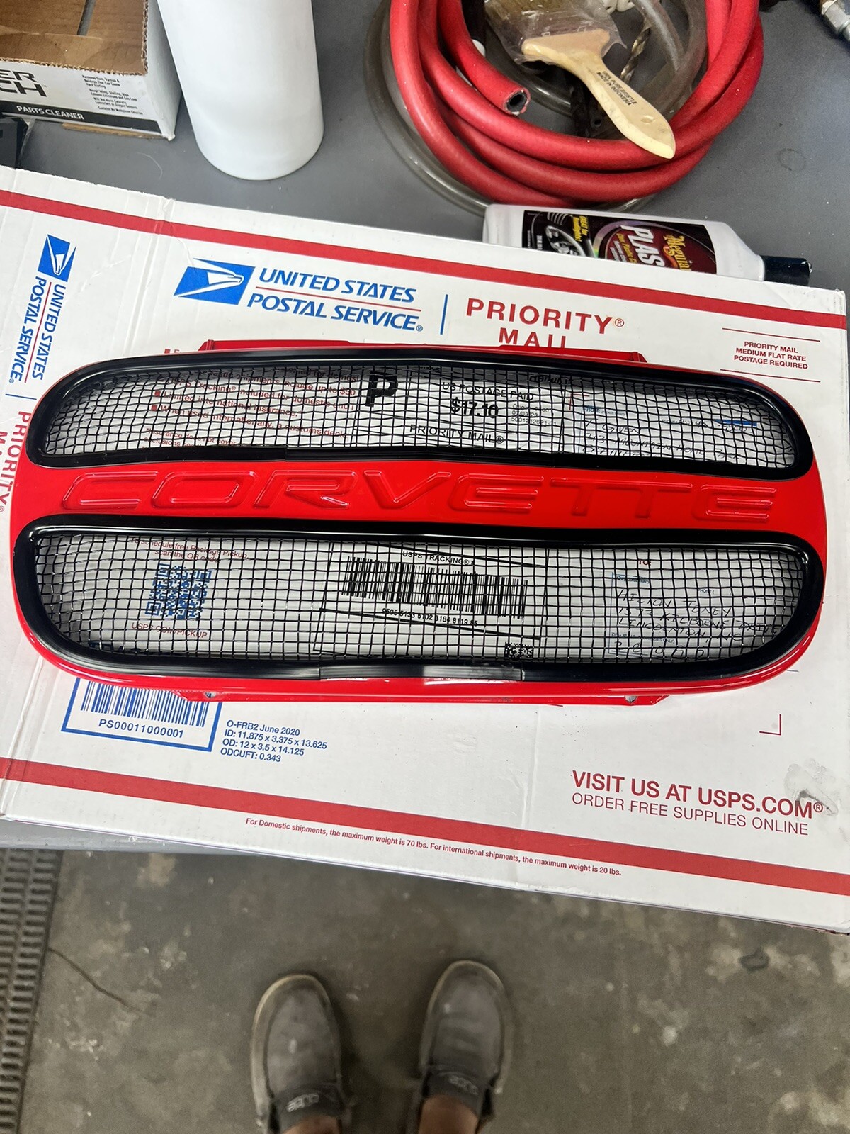 1997-2004 c5 Z06 Corvette license filler plate. MADE FROM YOUR PLATE, DOUBLE CUT