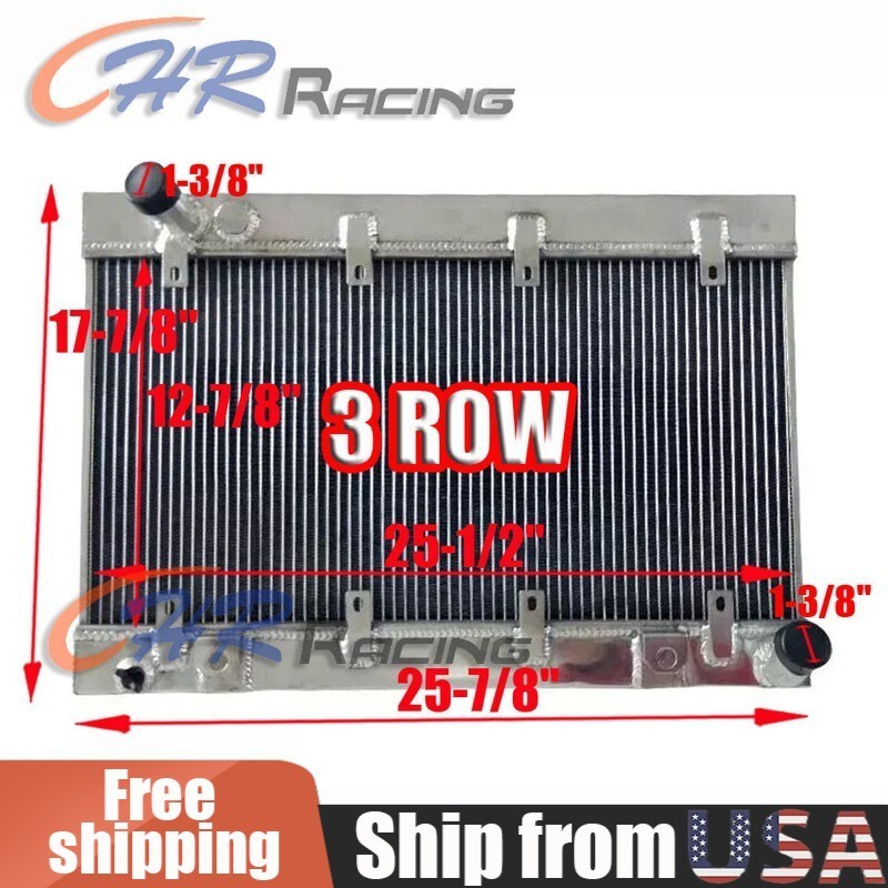 Aluminium Radiator for Ferrari 328 GTB GTS V8 3.2L MT 1985 1986 1987 1988 1989