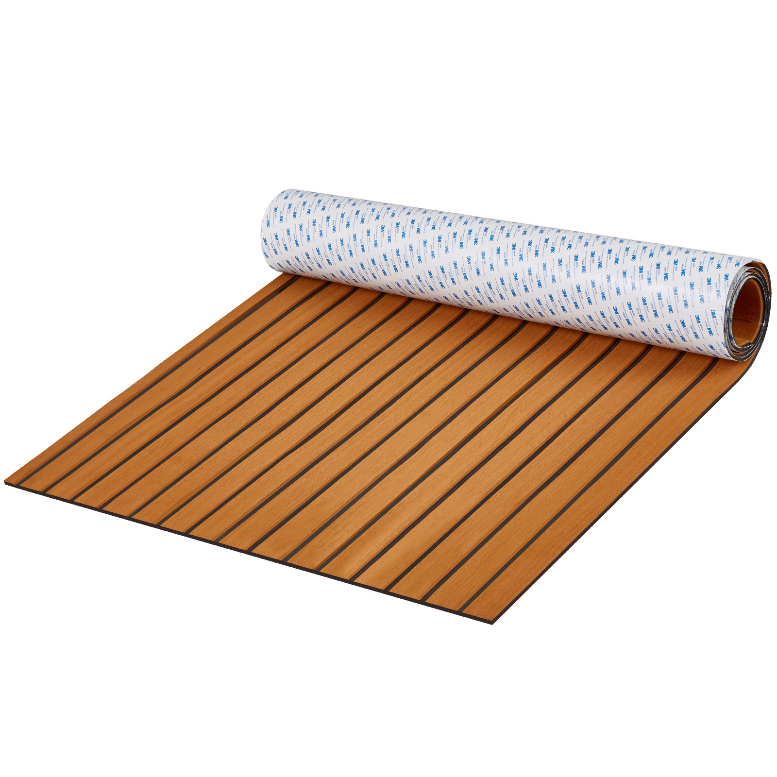 Uimoso EVA Foam Boat Decking Sheet Faux Teak Yacht Marine Flooring 94.5x35.4\