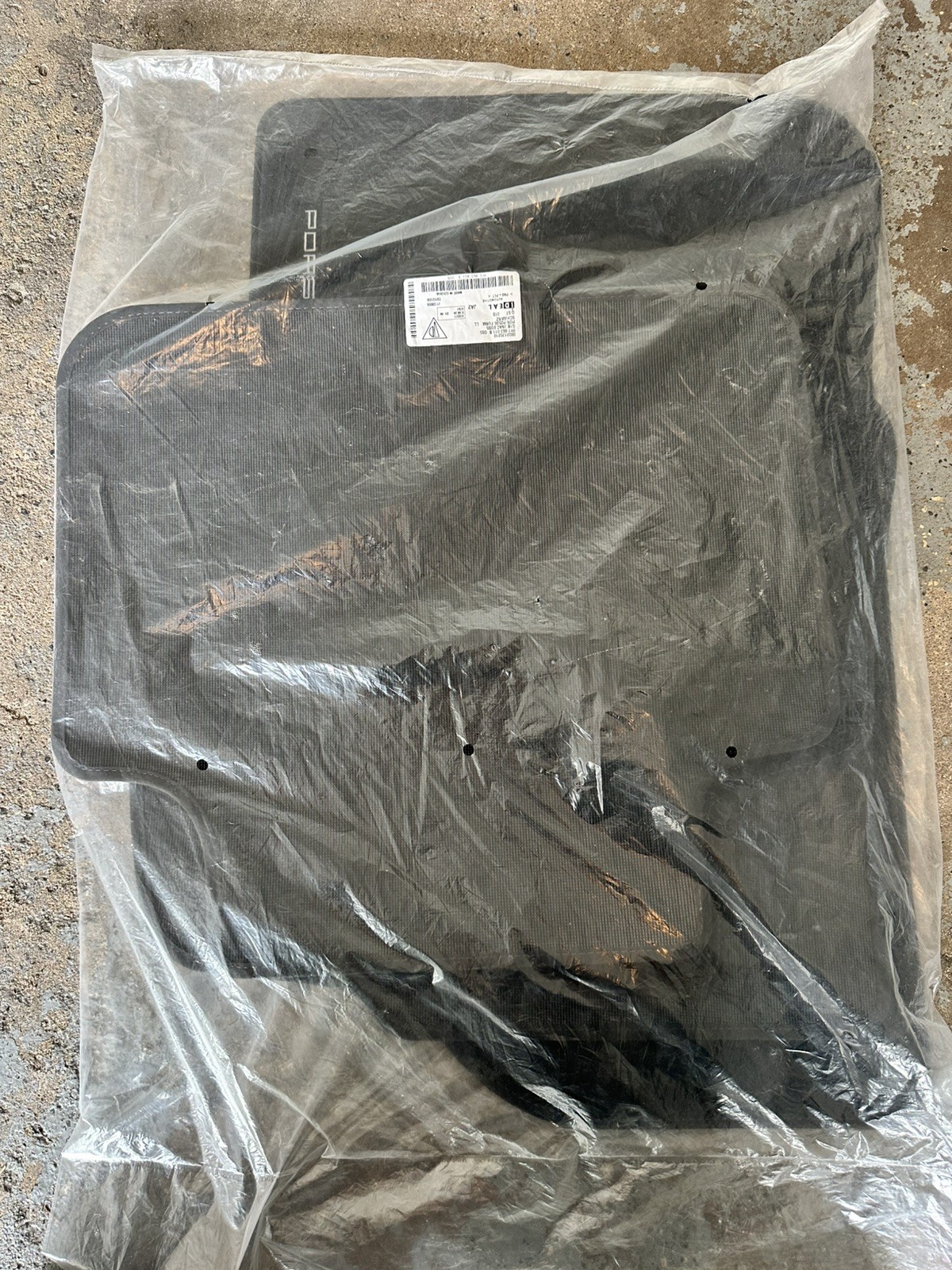 Genuine OEM Porsche Floor Mats - Black 9Y1-863-011-OS5 Genuine OEM Porsche Floor Mats - Black 9Y1-863-011-OS5