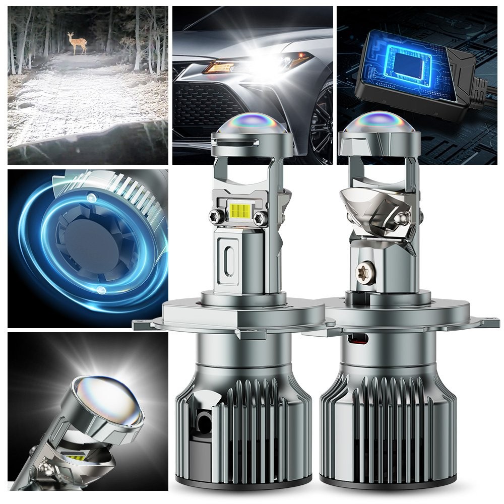 2/3/4x H7 Super Bright LED Headlight Bulbs 80000LM Kit High Low Beam 6500K White