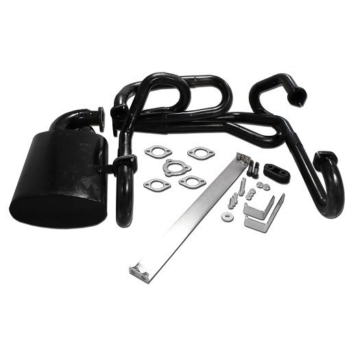 VW Complete Sidewinder Style Exhaust 1-5/8