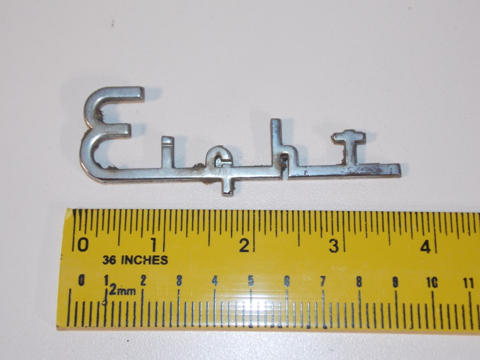 Vtg 1953 54 55 Oldsmobile Ninety Eight Car Vehicle Fender Trunk Emblem Badge