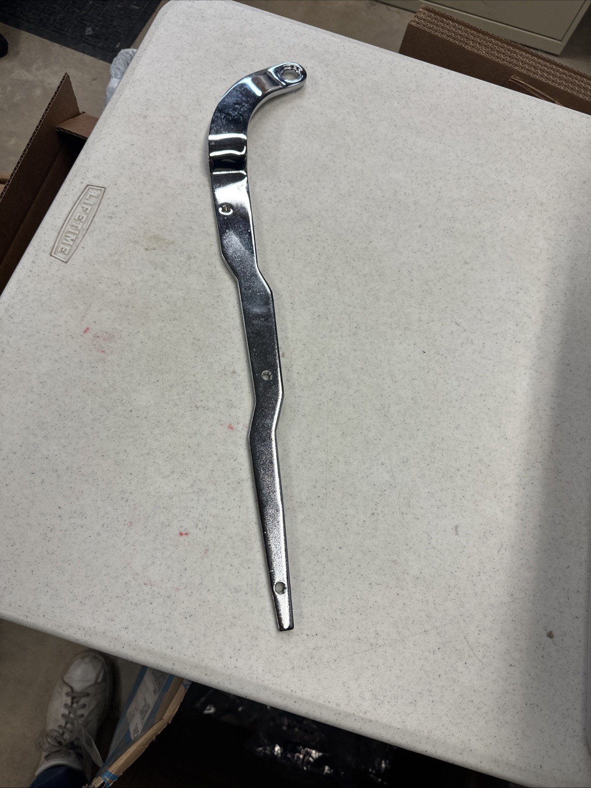 GM 339167 LH Chrome Seat Hinge 1967-78 Corvette NOS