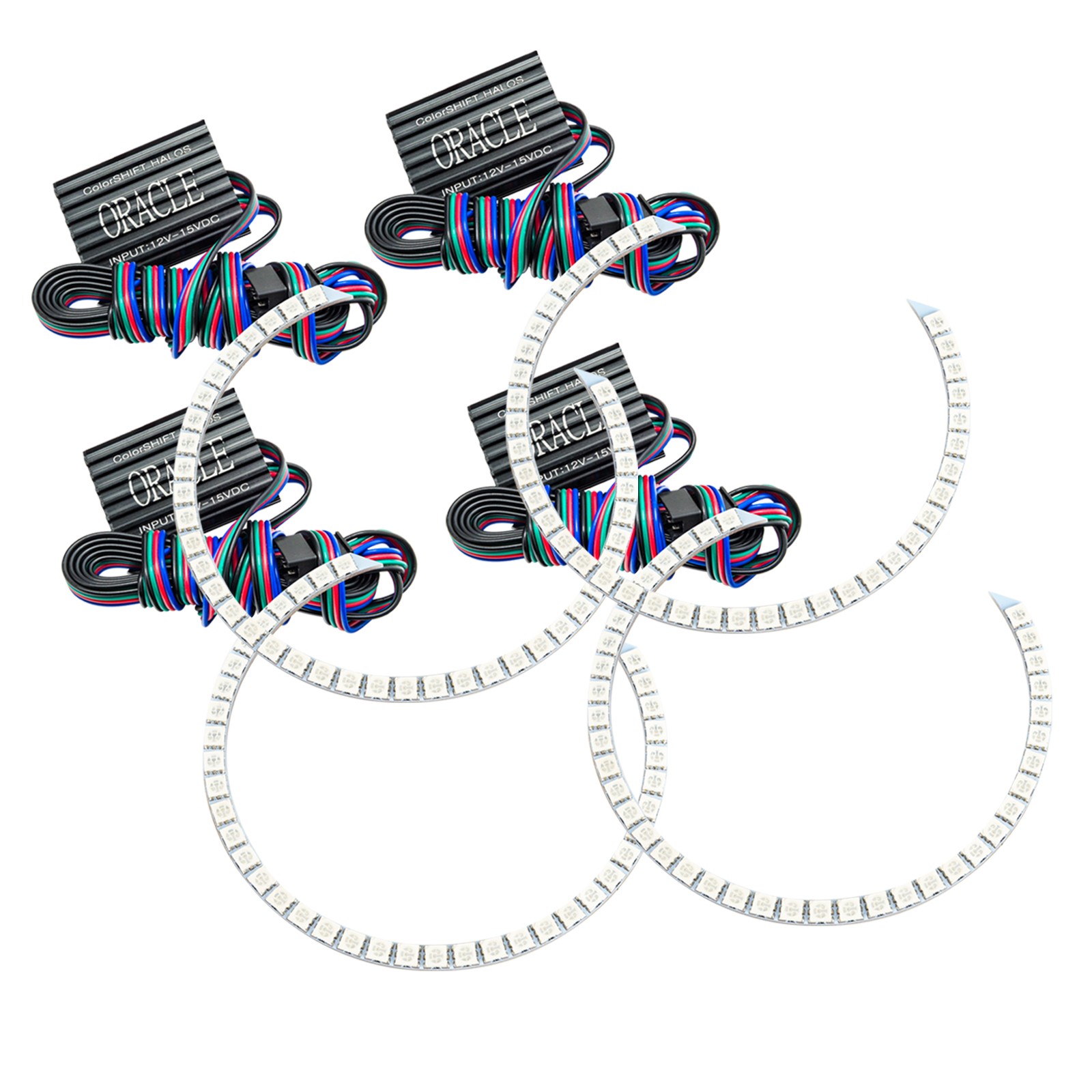 LED Halo Headlights Factory Surface Add On Custom Lights ColorSHIFT 2240-334