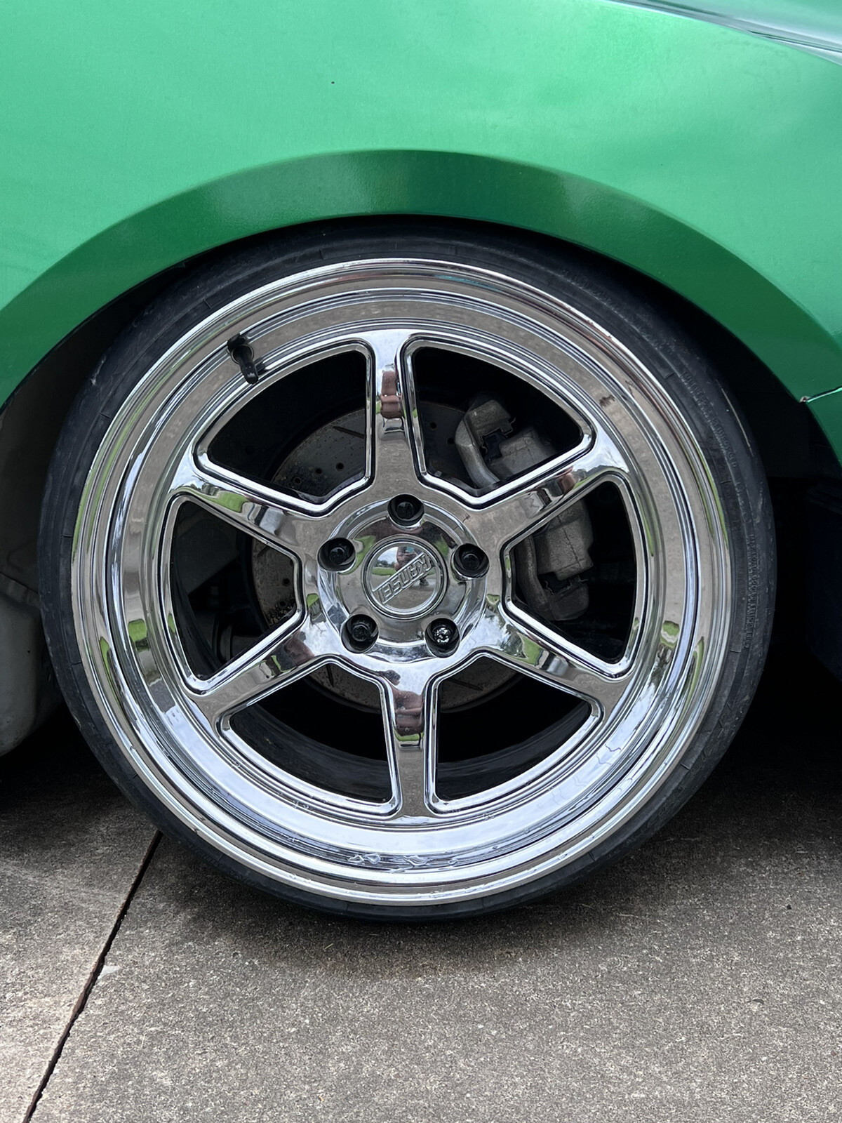 KANSEI Roku Wheels 18X9.5 5X114.3 Offset 22 Chrome (Quantity of 4) KANSEI Roku Wheels 18X9.5 5X114.3 Offset 22 Chrome (Quantity of 4)