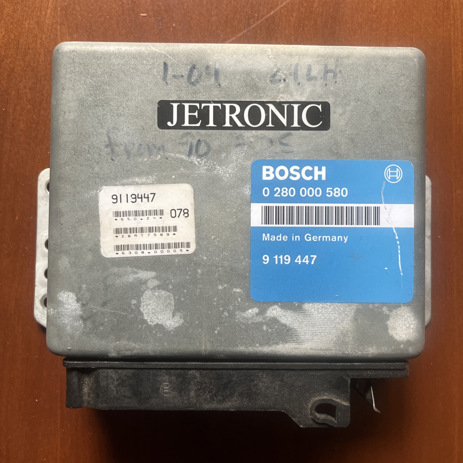 1990 Saab 900-S 16V Non turbo ECU ECM Computer Engine Control Module 0280000580 1990 Saab 900-S 16V Non turbo ECU ECM Computer Engine Control Module 0280000580