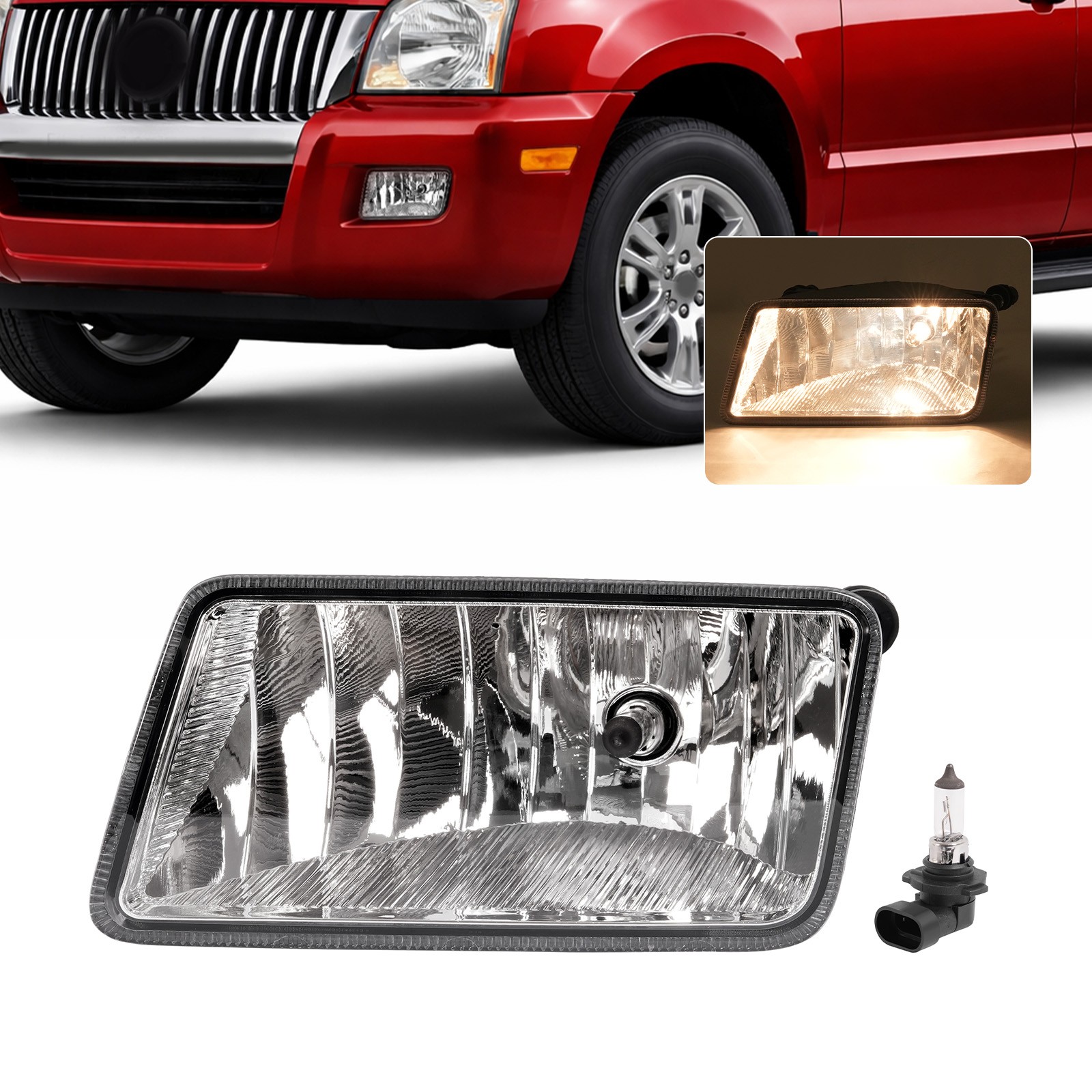 For Mercury Mountaineer 2006-2010 Fog Light Lamp Driver Side #6L9Z15201AA