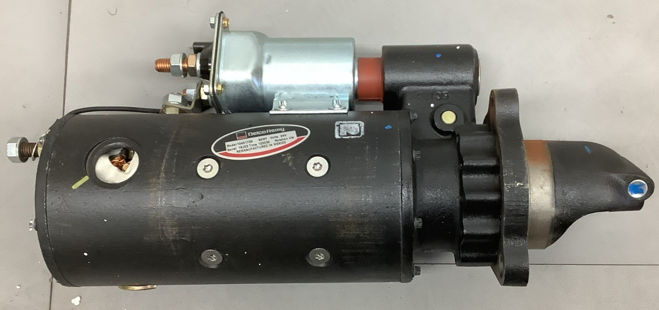 Delco Remy 10461739 Reman 50MT 24V 11-Tooth Starter Motor (F12) Delco Remy 10461739 Reman 50MT 24V 11-Tooth Starter Motor (F12)