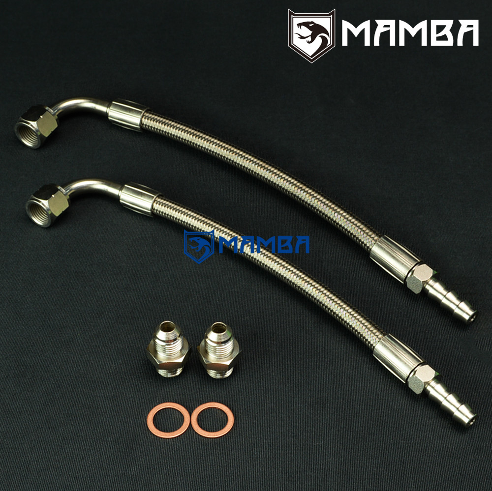Turbo Water Line Kit 6AN 3/8