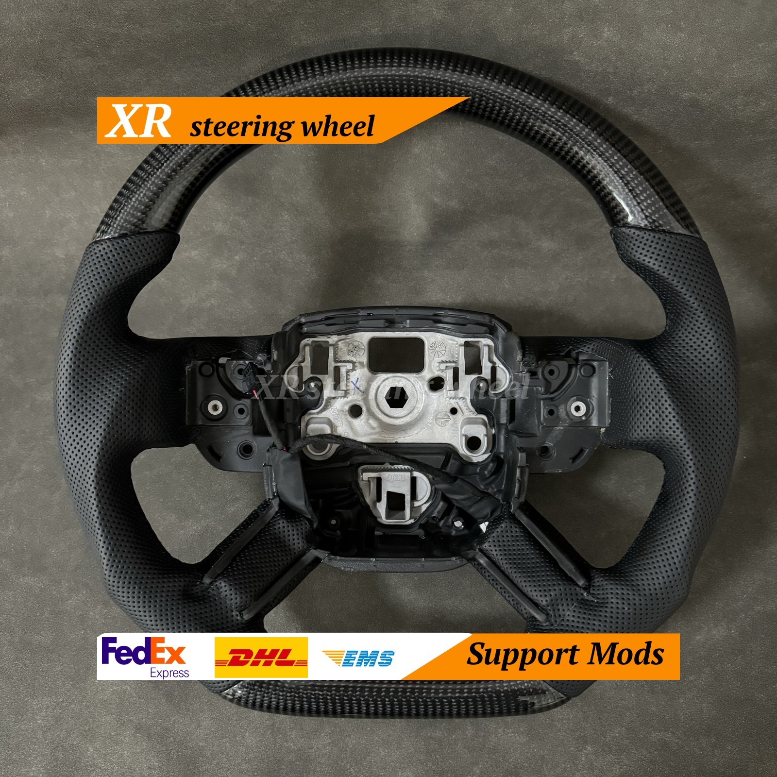 Heated carbon fiber Steering Wheel For 2013-2023 Land Rover Range Rover L405